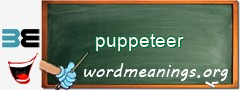 WordMeaning blackboard for puppeteer